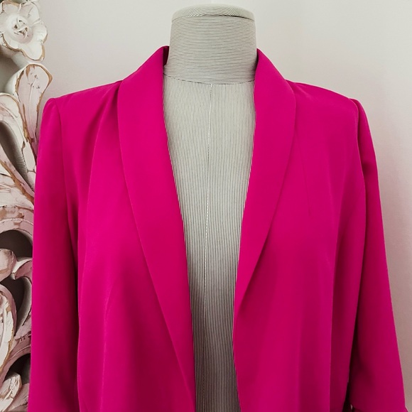Miss Selfridge Neon Pink Blazer - Picture 5 of 8